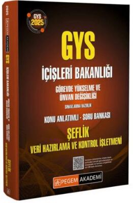 2025 GYS İçişleri Bakanlığı Şeflik Veri Hazırlama Ve Kontrol İşletmeni Görevde Yükselme Sınavlarına - 1