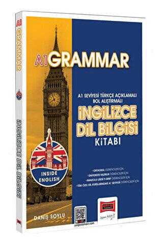 Yargı Yayınevi 2024 Inside English A1 Grammar İngilizce Dil Bilgisi Kitabı