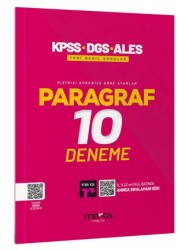 2025 KPSS-DGS-ALES Paragraf 10 Deneme Tamamı Video Çözümlü - Marka Yayınları