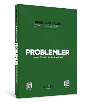 2024 KPSS DGS ALES Problemler Konu Özetli Yeni Nesil Soru Bankası Tamamı Video Çözümlü Marka Yayınları
