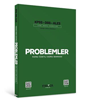 Marka Yayınları 2025 KPSS DGS ALES Problemler Konu Özetli Yeni Nesil Soru Bankası Tamamı Video Çözümlü - 1