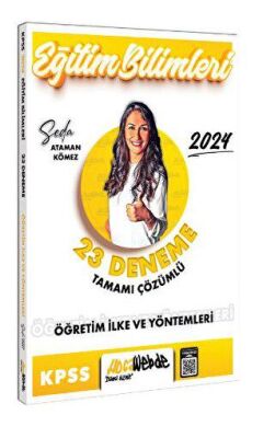 HocaWebde Yayınları 2024 KPSS Eğitim Bilimleri Öğretim İlke Ve Yöntemleri Tamamı Çözümlü 23 Deneme - 1