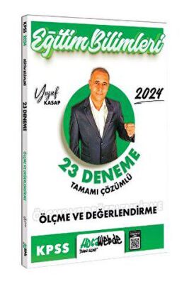 HocaWebde Yayınları 2024 KPSS Eğitim Bilimleri Ölçme ve Değerlendirme Tamamı Çözümlü 23 Deneme - 1