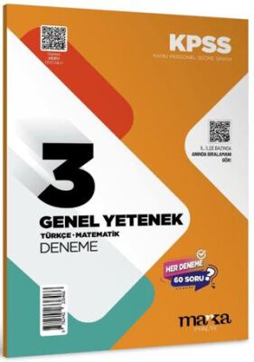 2025 KPSS Genel Yetenek 3x60 Deneme Sınavı - 1