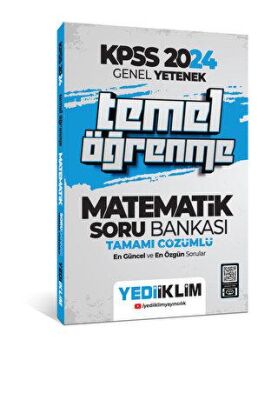 Yediiklim Yayınları 2024 KPSS Genel Yetenek Matematik Temel Öğrenme Tamamı Çözümlü Soru Bankası - 2