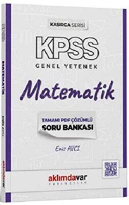 Aklımdavar Yayıncılık 2024 KPSS Kasırga Serisi Matematik Soru Bankası - 1