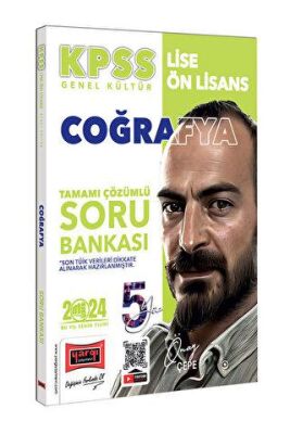 Yargı Yayınevi 2024 KPSS Lise Ön Lisans 5Yüz Coğrafya Tamamı Çözümlü Soru Bankası - 2