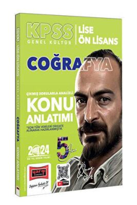 Yargı Yayınevi 2024 KPSS Lise Ön Lisans 5Yüz Ekibi Coğrafya Çıkmış Sorularla Desteklenmiş Analizli Konu Anlatımı - 1
