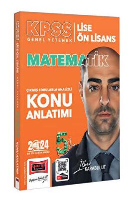 Yargı Yayınevi 2024 KPSS Lise Ön Lisans 5Yüz Ekibi Matematik Çıkmış Sorularla Desteklenmiş Analizli Konu Anlatımı - 1