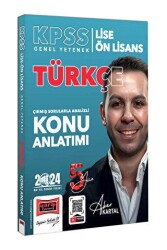 Yargı Yayınevi 2024 KPSS Lise Ön Lisans 5Yüz Ekibi Türkçe Çıkmış Sorularla Desteklenmiş Analizli Konu Anlatımı - Yargı Yayınevi