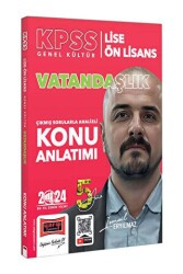 Yargı Yayınevi 2024 KPSS Lise Ön Lisans 5Yüz Vatandaşlık Çıkmış Sorularla Desteklenmiş Analizli Konu Anlatımı - Yargı Yayınevi