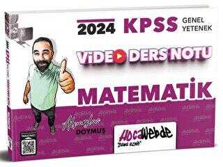 HocaWebde Yayınları 2024 KPSS Matematik Video Ders Notu