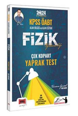 KPSS ÖABT Fizik Öğretmenliği Yaprak Test - 1