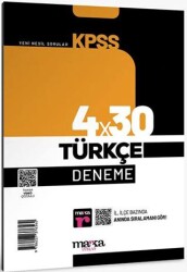 2025 KPSS Türkçe 4x30 Deneme Tamamı Video Çözümlü - Marka Yayınları