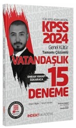 İndeks Akademi Yayıncılık 2024 KPSS Vatandaşlık 15 Deneme Çözümlü - İndeks Akademi Yayıncılık