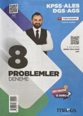 2025 KPSS DGS ALES Yeni Nesil 8x12 Tamamı Video Çözümlü Problemler Deneme - 1