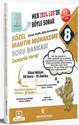 Sinan Kuzucu Yayınları LGS 8. Sınıf Sözel Mantık Muhakeme Soru Bankası Video Çözümlü - Sinan Kuzucu Yayınları