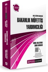 2026 MEB Bakanlık Müfettiş Yardımcılığı Konu Anlatımlı Soru Bankası - Pegem Akademi Yayıncılık