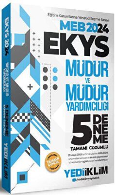 2024 MEB EKYS Müdür Ve Müdür Yardımcılığı Tamamı Çözümlü 5 Deneme - 1