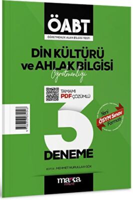 Marka Yayınları 2025 ÖABT Din Kültürü ve Ahlak Bilgisi Öğretmenliği Tamamı Çözümlü 3 Deneme - 1