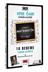 2024 ÖABT İlköğretim Matematik Öğretmenliği 10 Deneme - Yargı Yayınevi