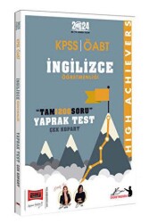 2024 ÖABT İngilizce Çek Kopart Yaprak Test - Yargı Yayınevi