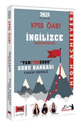2024 ÖABT İngilizce Soru Bankası Tam 1750 Soru High Achievers - 1