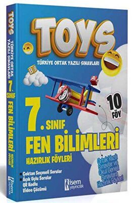 İSEM Yayıncılık 2024 Toys 7. Sınıf Fen Bilimleri Hazırlık Föyleri - 1