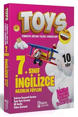 İSEM Yayıncılık 2024 Toys 7. Sınıf İngilizce Hazırlık Föyleri - 1