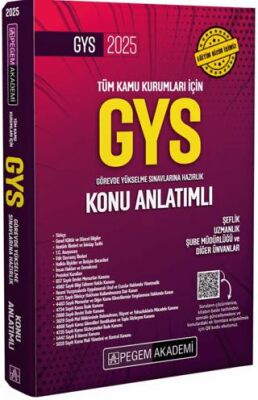 2025 Tüm Kamu Kurumları İçin Görevde Yükselme Sınavlarına Hazırlık Konu Anlatımlı - 1