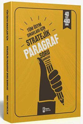 İSEM Yayıncılık Tüm ÖSYM Sınavları İçin Stratejik Paragraf Soru Bankası - 1