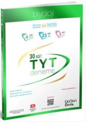 Üç Dört Beş Yayınları TYT Biyoloji 30 Deneme - Üç Dört Beş Yayınları