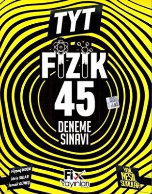 Fix Yayınları TYT Fizik 45 Denemeleri - 1