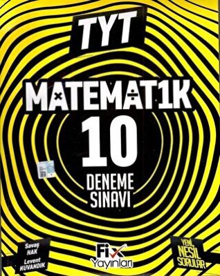 Fix Yayınları 2024 TYT Matematik 10 Denemeleri - 1