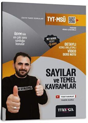 Marka Yayınları 2025 TYT – MSÜ Sayılar ve Temel Kavramlar Detaylı Konu Anlatımlı Ders Notu - 1