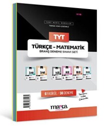Marka Yayınları 2025 TYT Türkçe - Matematik Branş Deneme Sınavı Seti 6 Fasikül 38 Deneme - Marka Yayınları