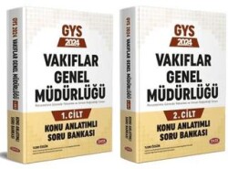 Data Yayınları 2024 Vakıflar Genel Müdürlüğü GYS Konu Anlatımlı Soru Bankası 1-2 Cilt - Data Yayınları