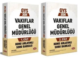 Data Yayınları 2024 Vakıflar Genel Müdürlüğü GYS Konu Anlatımlı Soru Bankası 1-2 Cilt - 1
