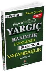2024 Yargıç Hakimlik Vatandaşlık Tüm Yıllar Çıkmış Sorular - Dizgi Kitap
