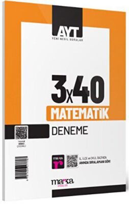 Marka Yayınları 2025 AYT Matematik 3x40 Deneme - 1