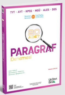 TYT AYT KPSS MSÜ ALES DGS 20`li Paragraf Denemesi - 1