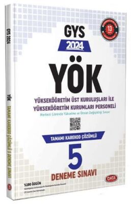 2024 YÖK Üst Kuruluşları ile YÖK Personeli GYS 5 Deneme Sınavı - Karekod Çözümlü - 1