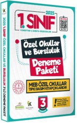 İnformal Yayınları 2025 1.Sınıf Özel Okullar ve Bursluluk Hazırlık MEB Tıpkı Basım Deneme 3lü Fasikül Seti - İnformal Yayınları