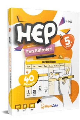 Hiper Zeka Yayınları 2025 5. Sınıf Haftalık HEP Fen Bilimleri 40 Deneme - 1
