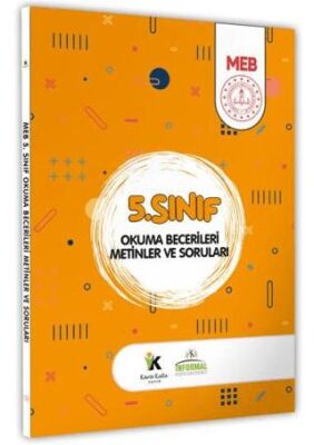 Karakutu Yayın 2025 5. Sınıf Maarif Sistem MEB Yardımcı Kaynakları Okuma Becerileri Kitabı - 1