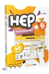 Hiper Zeka Yayınları 2025 6. Sınıf Haftalık HEP Fen Bilimleri 40 Deneme - Hiper Zeka Yayınları