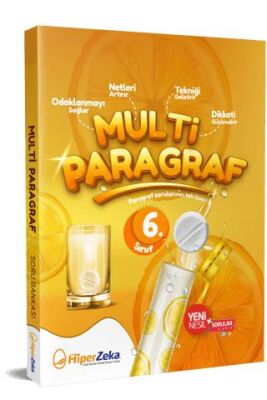 Hiper Zeka Yayınları 2025 6. Sınıf Multi Paragraf Soru Bankası - 1