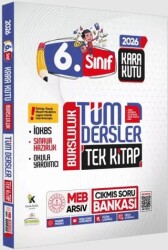 2026 6.sınıf İOKBS BURSLULUK Tüm Dersler Çıkmış Soru Bankası Tek Kitap Yeni Sistem Tamamı Çözümlü - Karakutu Yayın