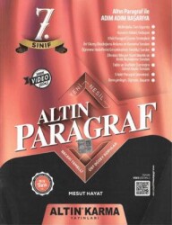 Altın Karma Yayınları - Bayilik 2025 7. Sınıf Altın Paragraf Soru Bankası - Altın Karma Yayınları - Bayilik