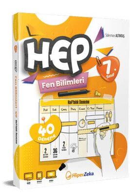 Hiper Zeka Yayınları 2025 7. Sınıf Haftalık HEP Fen Bilimleri 40 Deneme - 1